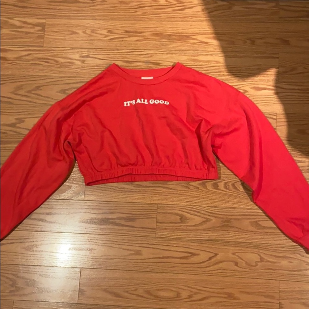 Crop sweater